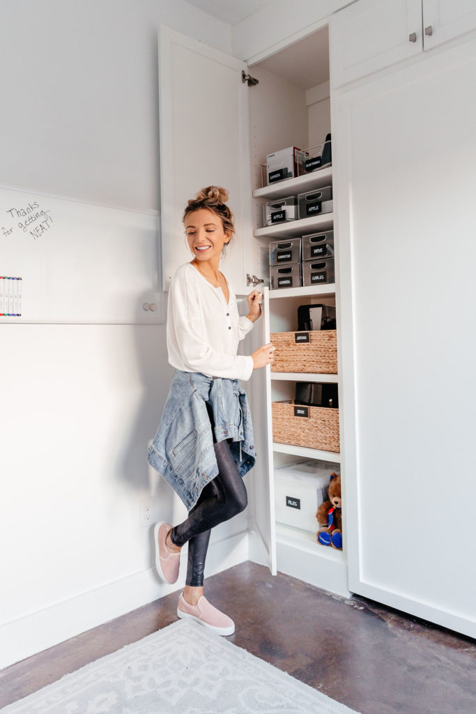 dani austin home office organization tips