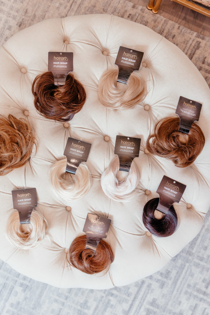 hair wraps bun hair art