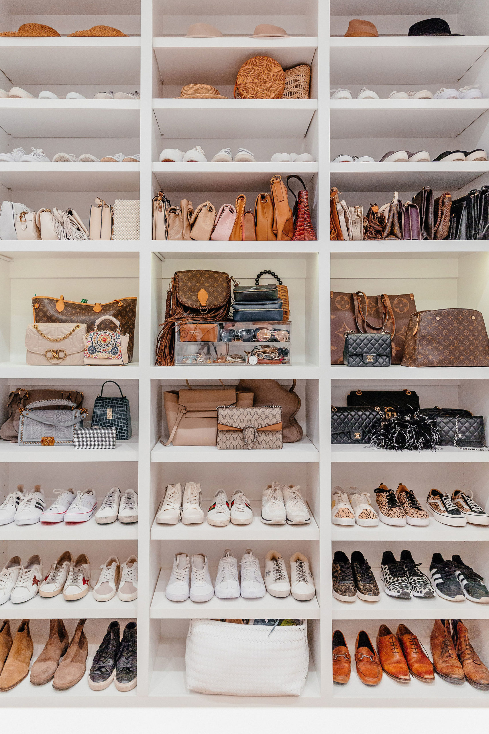 dani Austin closet reveal purses