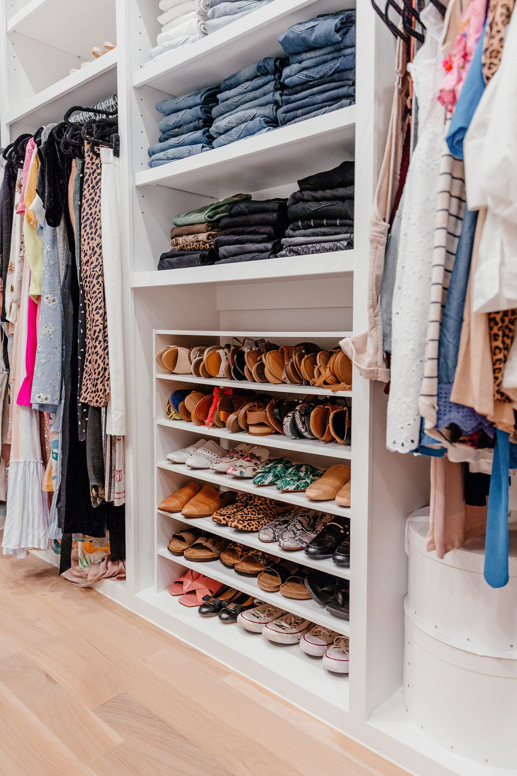 dani Austin closet reveal shoes
